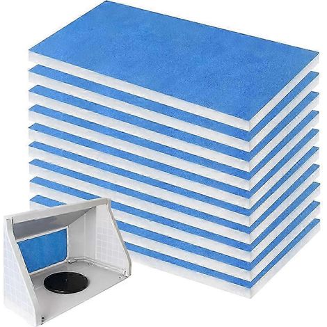 11 filtres pour cabine de peinture, filtres d'échappement pour cabine de peinture, compatibles avec les aérographes. (1/5)