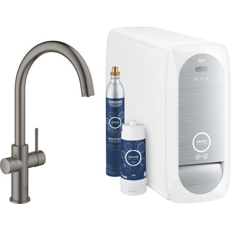 Grohe Blue Home Mitigeur monocommandé pour évier Starter Kit,