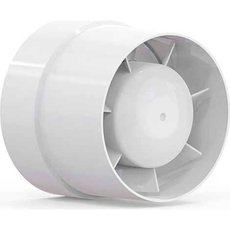 150mm extracteur d'air silencieux 18W 320m³/h aérateur a piles ventilation extracteur dair, aérateur extracteur pour bain, évents, serres, tentes (1/5)
