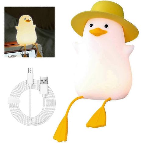 Mouette mignonne, lumière visible la nuit, cadeau idéal pour femmes, adolescentes, bébés et enfants, décoration kawaii pour chambre d'enfant, économie d'énergie (1/5)