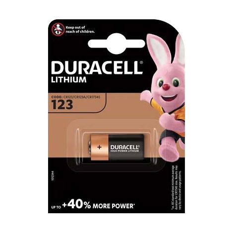 Pila Specialistica 123 Duracell Litio 3,0 V 10 Pezzi