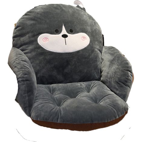 Coussin de chaise en peluche à motif dessin animé, coussin de chaise de bureau, coussin rembourré pour chaise, coussin de table/