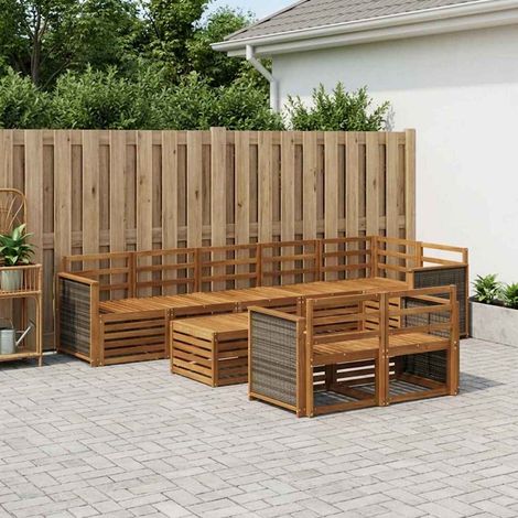 vidaXL Sofagarnituren Massivholz Akazie (1/5)