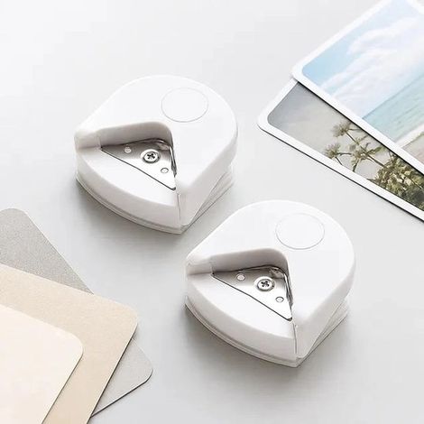 Pince coupante portable, sans pile, outil de découpe PVC pour photos et projets de loisirs créatifs, 2 pièces (1/2)