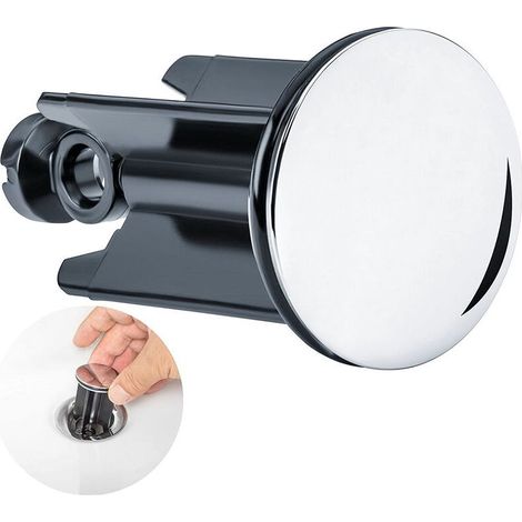 Bouchon de Lavabo Universel diamètre 40mm Bouchon Évacuation avec Joint en Caoutchouc pour Bidet Salle Bain (1/5)