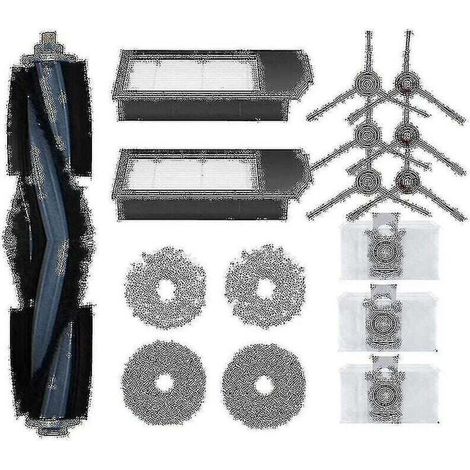 Ersatzzubehörset für X1 Omni / X1 Turbo Saugroboter, inklusive Hauptbürste und Seitenbürsten (1/3)