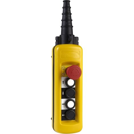 Harmony XACA - boîte pendante - 4 poussoirs 1 arrêt d'urgence - XACA4813