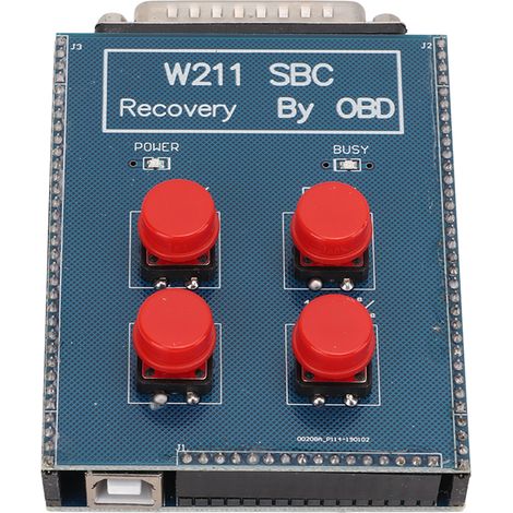 Outil de réinitialisation OBD2 SBC, dispositif de réparation ABS en métal, remplacement pour Mercedes-Benz W211 R230 (bleu) (1/5)