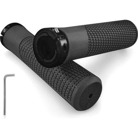 Fahrradgriffe Universal 22mm Lenkergriffe für MTB, Citybike, Roller Schwarz (1/5)