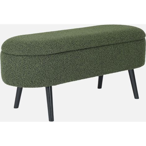 Cassapanca con rivestimento bouclé (1/5)