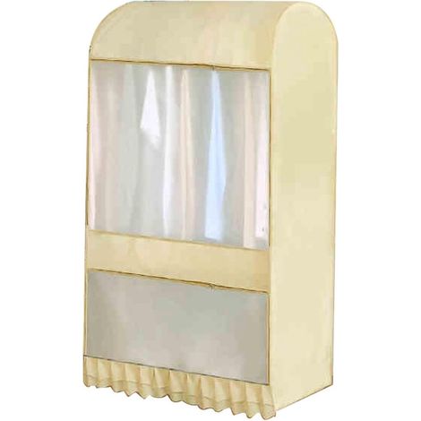 Custodia porta abiti con finestra trasparente - Cotone - Multicolore - 100 cm (1/3)