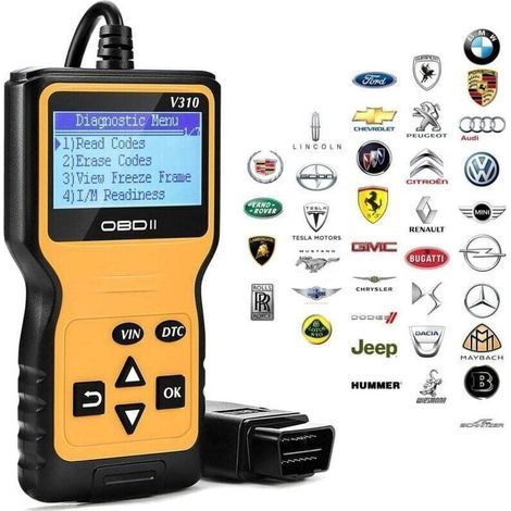 Car Diagnostic Tool - Engine Error Code Reader, Read and Clear Codes, Car Diagnostic Scanner (1/5)