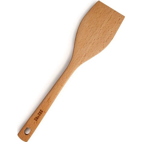 Spatola da cucina Ibili angled wooden spatula ergonomica resistente al calore