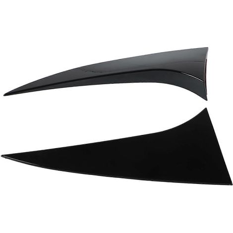 2pcs Spoiler Arrière Latéral Noir Brillant pour Vitre Hyundai IX35 2010-2017, Aileron de Remplacement Accessoire Auto (1/5)
