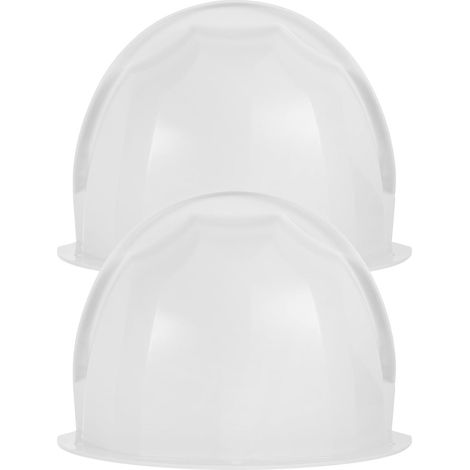 Boîte de Protection pour Caméra Extérieure en Abs Design Pare-Soleil et Étanchéité, Cache Anti-Pluie Blanc 2 Pièces pour Caméra de Sécurité Outdoor (1/5)