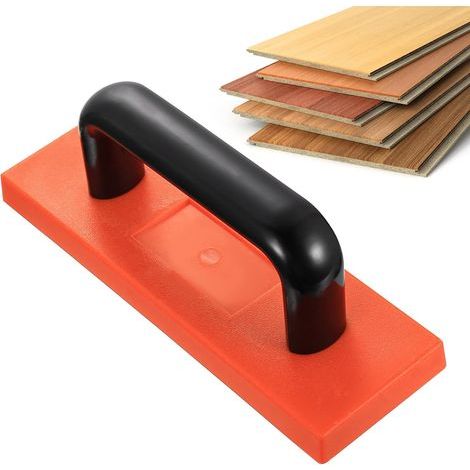 Coin de pose pour parquet stratifié avec poignée, 200 mm, outils de pose inclus (maillet non inclus).