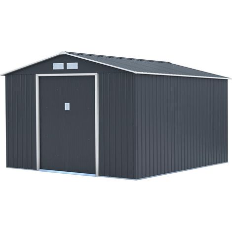 Gerätehaus aus Metall "Vegas" - 8,83 m² - Grau