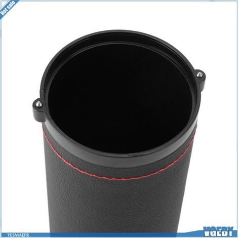 Ashata Porte-mouchoirs de voiture Car Tissue Holder Lightweight Leather And Tungsten Steel Car parapharmacie roulant-support Noir (1/5)