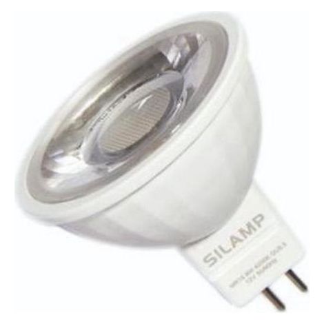 Ampoule LED GU5.3 / MR16 12V 8W SMD 80° - Blanc Chaud 2300K - 3500K - SILAMP (1/3)