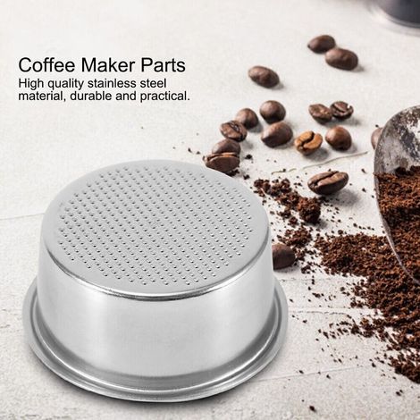 Zubehör für Filterkaffeemaschinen aus Edelstahl, kompatibel mit 51-mm-Hochdruckfilterhaltern – 51-mm-Doppeltassenfilterhalter