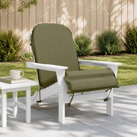 vidaXL Coussin de transat ensoleillé GEMERT 100 % polyester Vert olive (1/5)