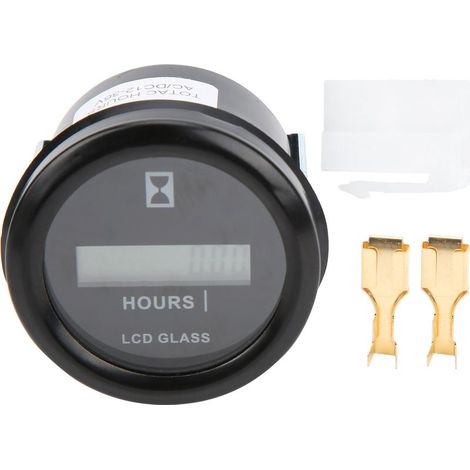 Minuteur électronique LCD HX748Y, compteur horaire de haute précision pour engins de chantier et automobiles (1/5)