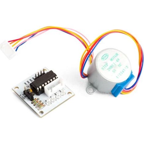MOTOR PASO A PASO 5 VDC CON DRIVER ULN2003