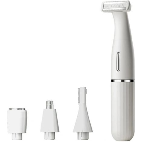 Épilateur pour femmes, épilateur visage, rasoir intime, 4 en 1-AquaForge (1/4)