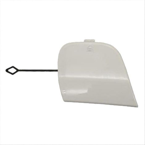 Tapa para el orificio del gancho de remolque del parachoques trasero del coche W205, color blanco. (1/5)