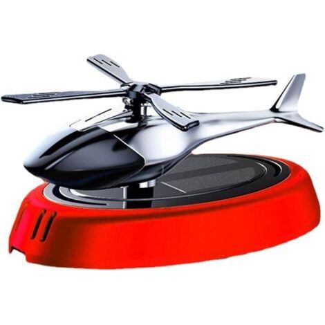 Auto-Lufterfrischer, solarbetriebener, rotierender Aromatherapie-Helikopter für das Armaturenbrett, 11 x 6 cm (1/5)