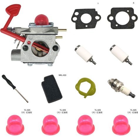 Le carburateur 545081855 convient au souffleur à carburant 25cc 358794600 909-092-2 (1/4)