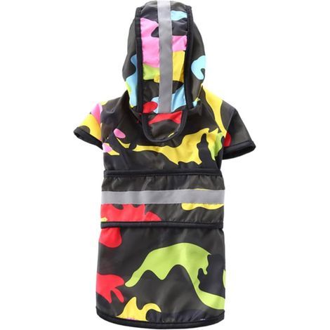 1 manteau imperméable réfléchissant pour chiot, vêtement pour chat ou chien, poncho camouflage (1/5)