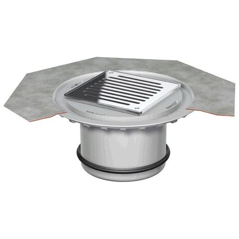 ACO Aufsatzstück AV-Selecta PP 196x196/ K3/ rutschh./Rost verschraubt, 5084.91.11