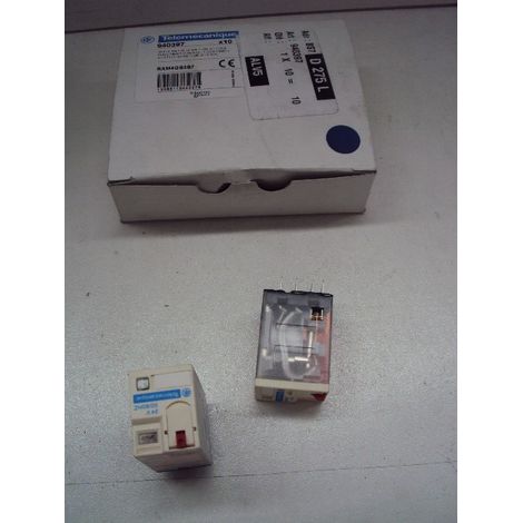SCHRXM4GB2B7 : Relais de puissance miniature ZELIO RXM 4CO faible niv 24V CA LED