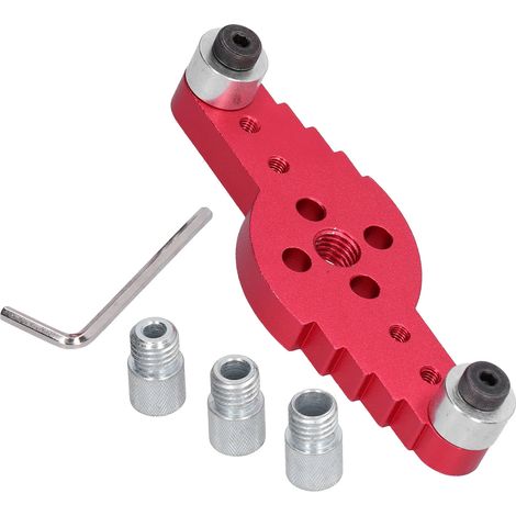 Perçage Guide Gabarit Centrage Cheville Poinçon Menuiserie Outil Manuel Kit Pointeur (1/5)