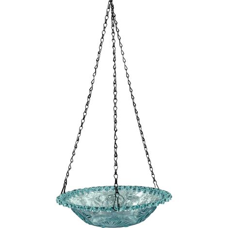 Bain Pour Oiseaux Suspendu - Plateau En Plastique Pour Eau Ou Graines - Usage Extérieur - 1 Pièce (1/5)