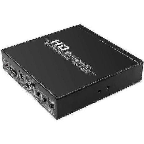 Ce boîtier convertisseur SCART vers HDMI prend en charge la mise à l'échelle audio Full HD 1080p et est compatible avec les lecteurs DVD, les consoles de jeux, les téléviseurs LCD et les projecteurs. (1/5)