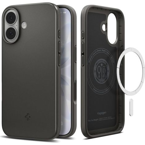 Spigen Thin Fit MagFit Back Cover Gris Apple iPhone 17