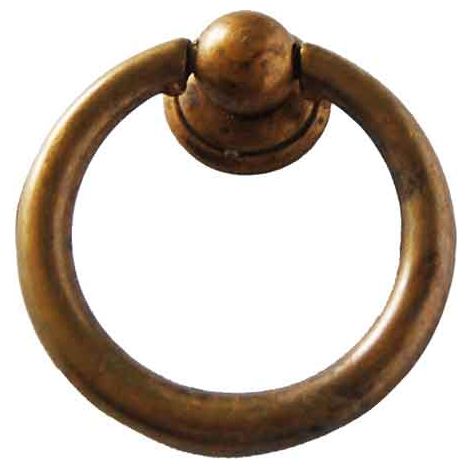 TIRADOR PARA MUEBLES '09202' 33x39 mm - Latón antiguo