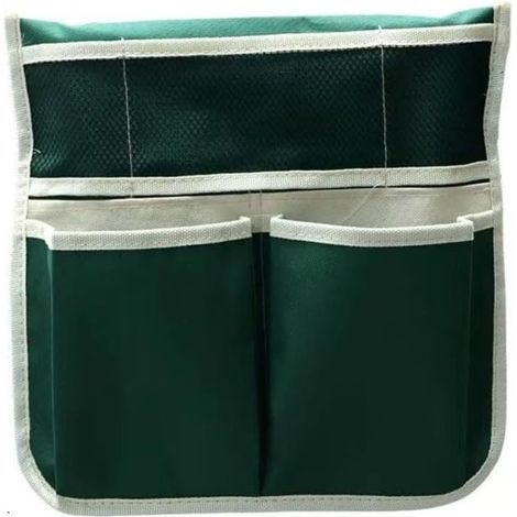 Tabouret de jardin à genoux pour chaise assise et agenouillée, sac à outils multi-poches résistant à l'usure, sac à outils pliable en tissu Oxford pour chaise de jardin (1/5)