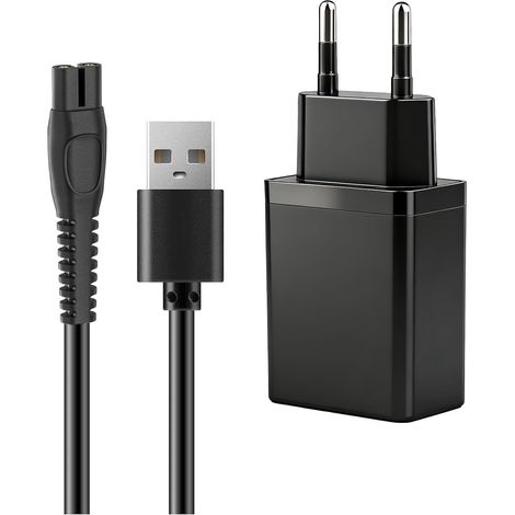 5V Chargeur Rasoir Compatible avec 3000X/5000X/8000/i9000 360 Series QP4530 QP2834 QP1924 Adaptateur Secteur avec Câble pour OneBlade Alimentation pour Certains Bodygroom 3000 5000 7000 (1/5)