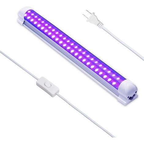 Coloration - Projecteur LED UV - Lumière noire - Éclairage lumière noire - Lampe UV néon disco - Lampe UV - Néon - Lampe disco - Lumière fluorescente UV pour fêtes et décoration (1/5)