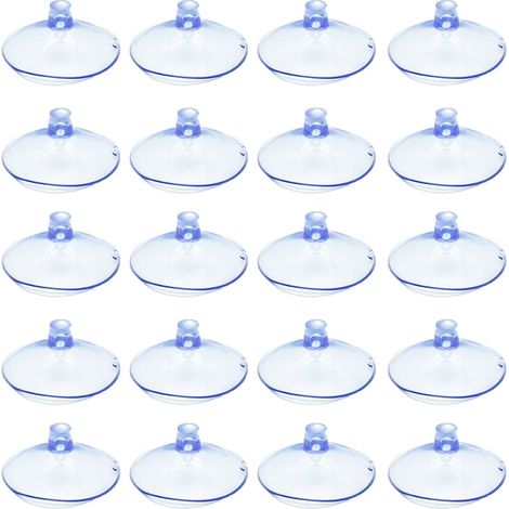 200 ventouses pour tables en verre - Matériau PVC - Ventouses avec patins anti-collision - Patins anti-collision sans crochet - Idéales pour la décoration de fêtes, les murs, le verre, la maison, la v (1/5)