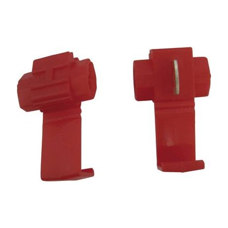 Elément de liaison autodénudant TRU COMPONENTS 733792 flexible: 0.5-0.75 mm² rigide: 0.5-0.75 mm² Nombre de pôles: 2 rouge 5 pc(s) S817431 (1/2)