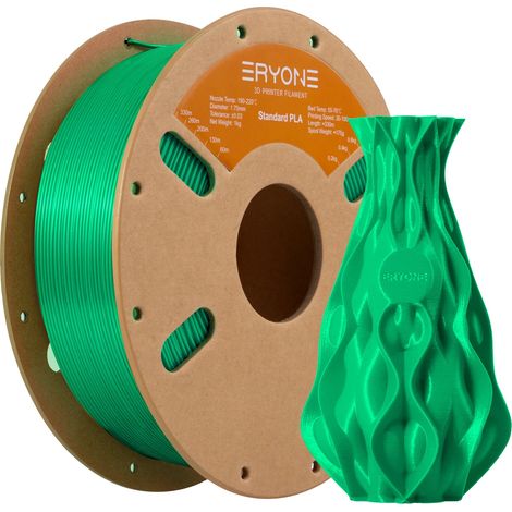 Filament 3D, Haute Qualité, Design Anti-Enchevêtrement, Filament Vert (1/2)