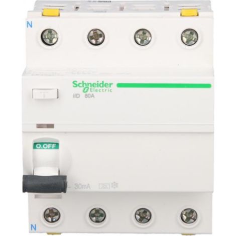 4P 80A 0,03A Fehlerstromschutzschalter Typ A iID A9Z21480