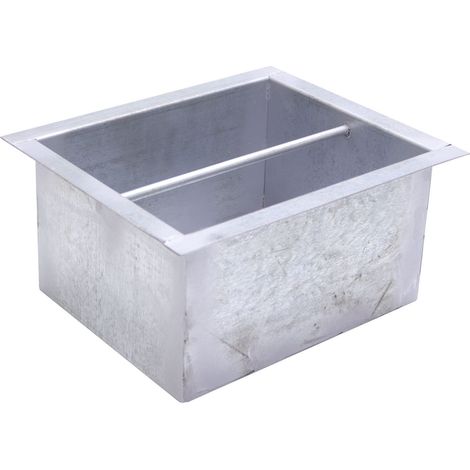 Fonderia Bongiovanni – Tiroir à cendres en acier galvanisé 24x29x14H cm – Récupérateur de cendres pour cheminée – Résistant aux hautes températures