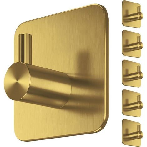 Lot de 5 essuie-mains luxueux en coton à carreaux doux, absorbants et décoratifs, accessoires salle de bain, cuisine,33 x 73 cm (1/5)