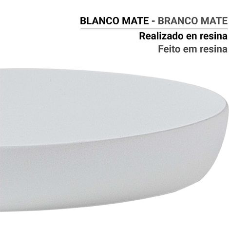 GEDY BR110200000 BRENDA Jabonera Blanco Mate - ref: BR110200000