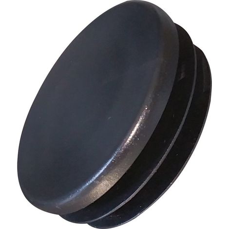 Bouchon rond pour tube Diamètre Extérieur 45 Intérieur 39-43.4 Polyethylène noir (1/5)